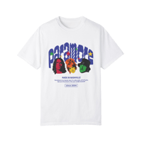 Image 1 of floating heads paramore tee