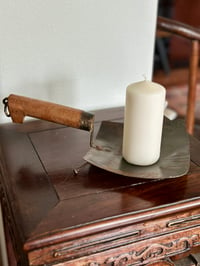 Image 2 of A stunning candleholder with a wood handle. 