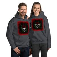 Image 8 of Red rose skull Unisex Hoodie