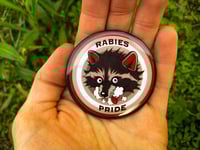 Image 2 of Rabies Pride Button