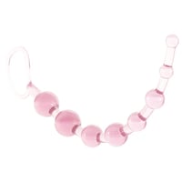 Image 2 of First Time Love Anal Beads in Pink