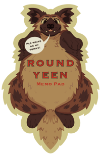 Image 5 of Round Yeen Memo Pad