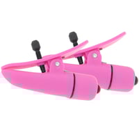 Image 2 of nipple play Vibrating Nipplettes in Pink