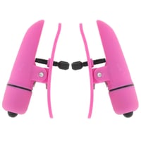 Image 3 of nipple play Vibrating Nipplettes in Pink