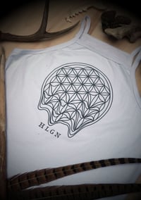 Image 1 of Space Is Expanding Halter Crop Top