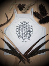 Image 2 of Space Is Expanding Halter Crop Top