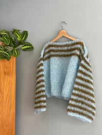 classic blue and olive