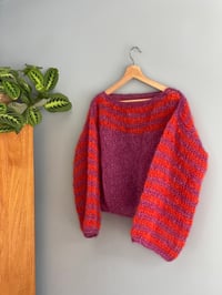 classic red and purple