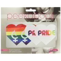Image 1 of Pride and Hearts Venus Nipple Pasties