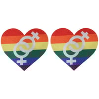 Image 3 of Pride and Hearts Venus Nipple Pasties
