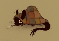 Image 3 of Sneaky Soot Dragon Sticker