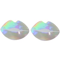 Image 2 of Pride and Holographic Lips Nipple Pasties