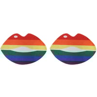 Image 3 of Pride and Holographic Lips Nipple Pasties