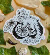Image 1 of Ferret on a Fig Sticker