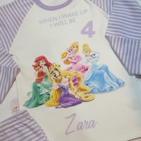 Image 1 of Princess animal personalised pyjamas 