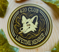 Image 1 of 420 Club Sticker