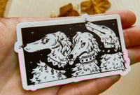 Image 2 of Borzoi Trio Sticker