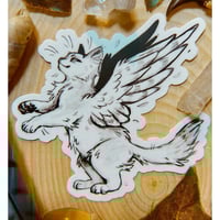Image 1 of Catwings Sticker