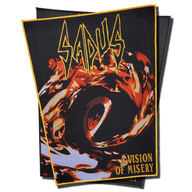 Sadus - A Vision of Misery Back Patch