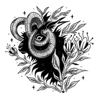 Image 3 of Floral Jacob’s Sheep Sticker