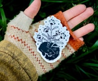 Image 2 of Flower Ferret Sticker