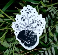 Image 1 of Flower Ferret Sticker
