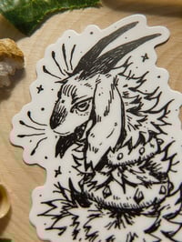 Image 2 of Goat Doodle Sticker