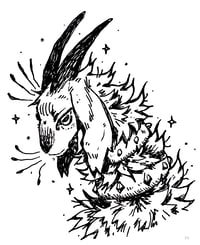 Image 3 of Goat Doodle Sticker