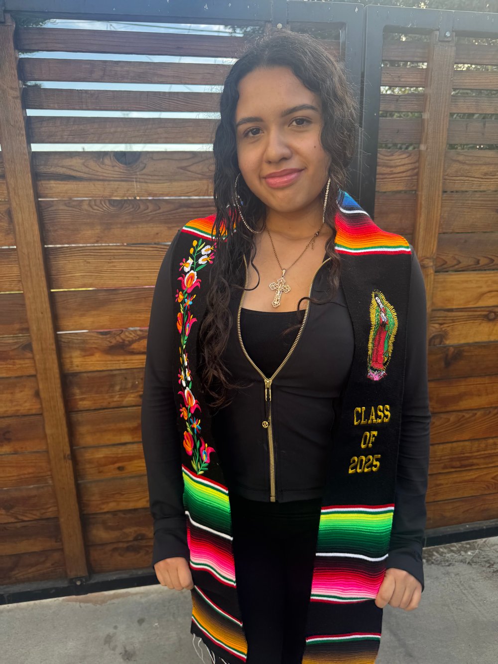 Virgen De Guadalupe Graduation Sash