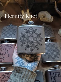 Image 2 of Leather Hip Flask