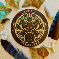Image 1 of Love All Creatures Sticker