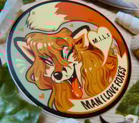 Image 2 of M.I.L.F (Man I Love Foxes) Sticker
