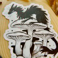 Image 2 of Mushroom Dragon Sticker