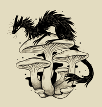 Image 3 of Mushroom Dragon Sticker