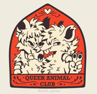 Image 2 of Queer Animal Club Sticker