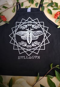 Image 2 of Geometric Moth Halter Crop Top