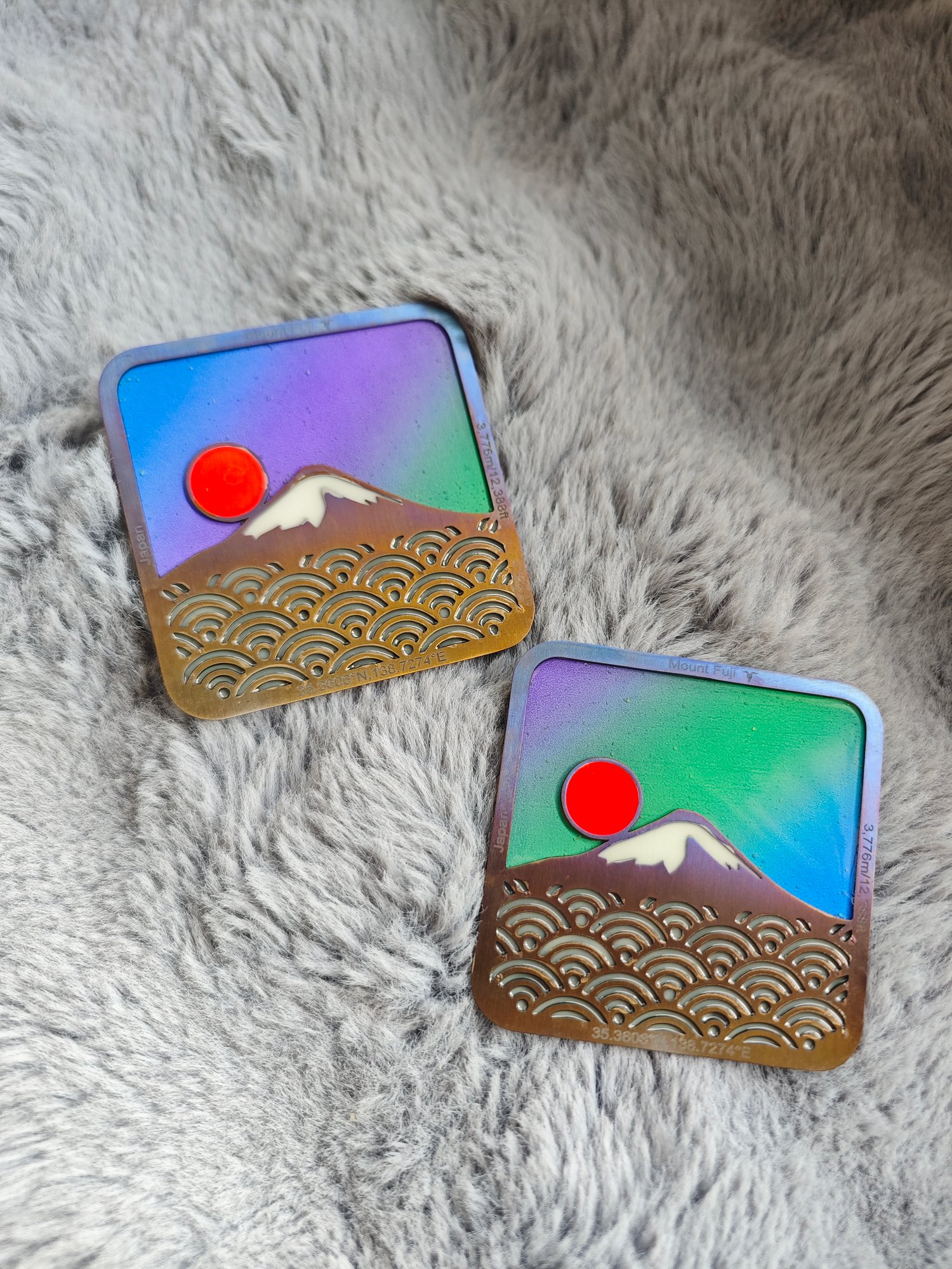 Image of Mt Fuji's starry sky