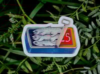Image 1 of Sardines with Paws Sticker
