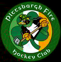 Image 2 of Black PGH Fire Hockey St. Pats T-Shirt
