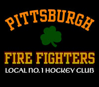 Image 3 of Black PGH Fire Hockey St. Pats T-Shirt