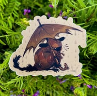 Image 1 of Soot Dragon in the Rain Sticker