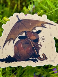 Image 3 of Soot Dragon in the Rain Sticker