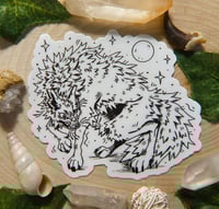 Image 1 of Werewolf Doodle Sticker