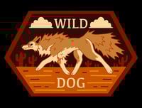 Image 3 of Wild Dog Sticker