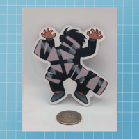 Wolfwood Splat Magnet