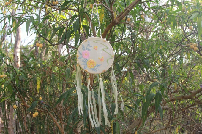 Image of The Embroidered Lantern Blossom of Fortune – Peony and Butterfly 