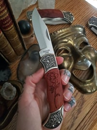 Image 3 of Death Before Dishonor Rosewood Knife