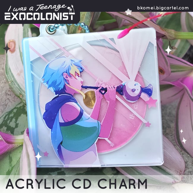 Official Exocolonist Soundtrack CD Acrylic Charm