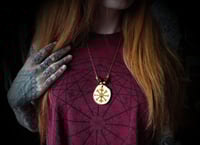 Image 5 of Wood Round Talisman Necklaces