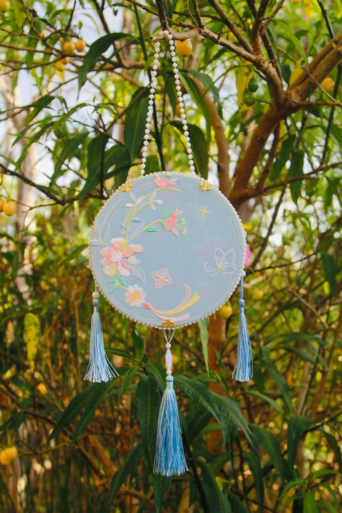 Image of The Embroidered Lantern Bloom & Butterfly 